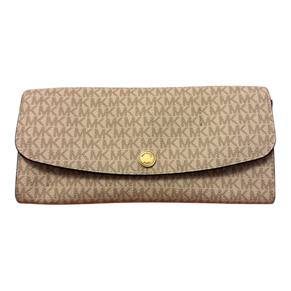 Michael Kors Jet Set Large Logo Trifold Wallet